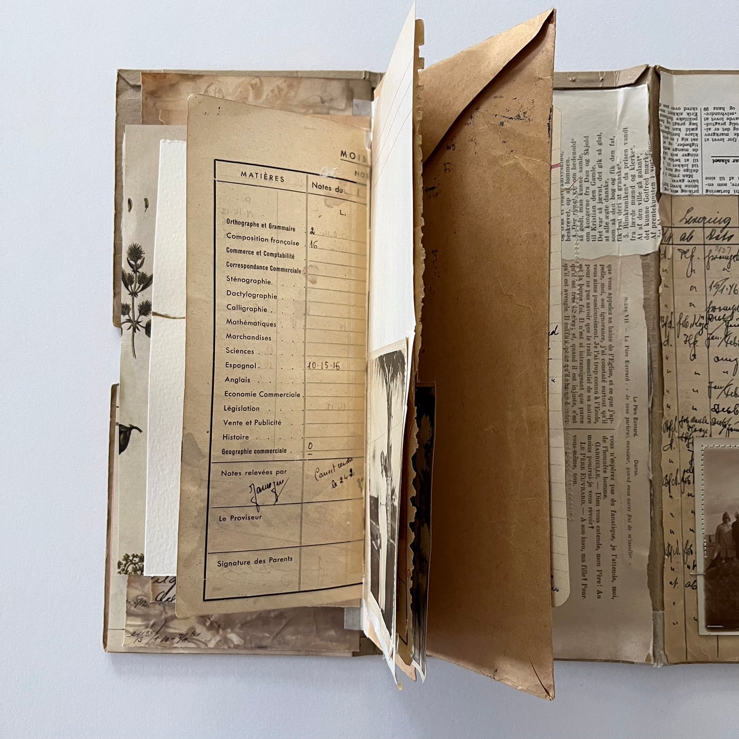 record cover journal