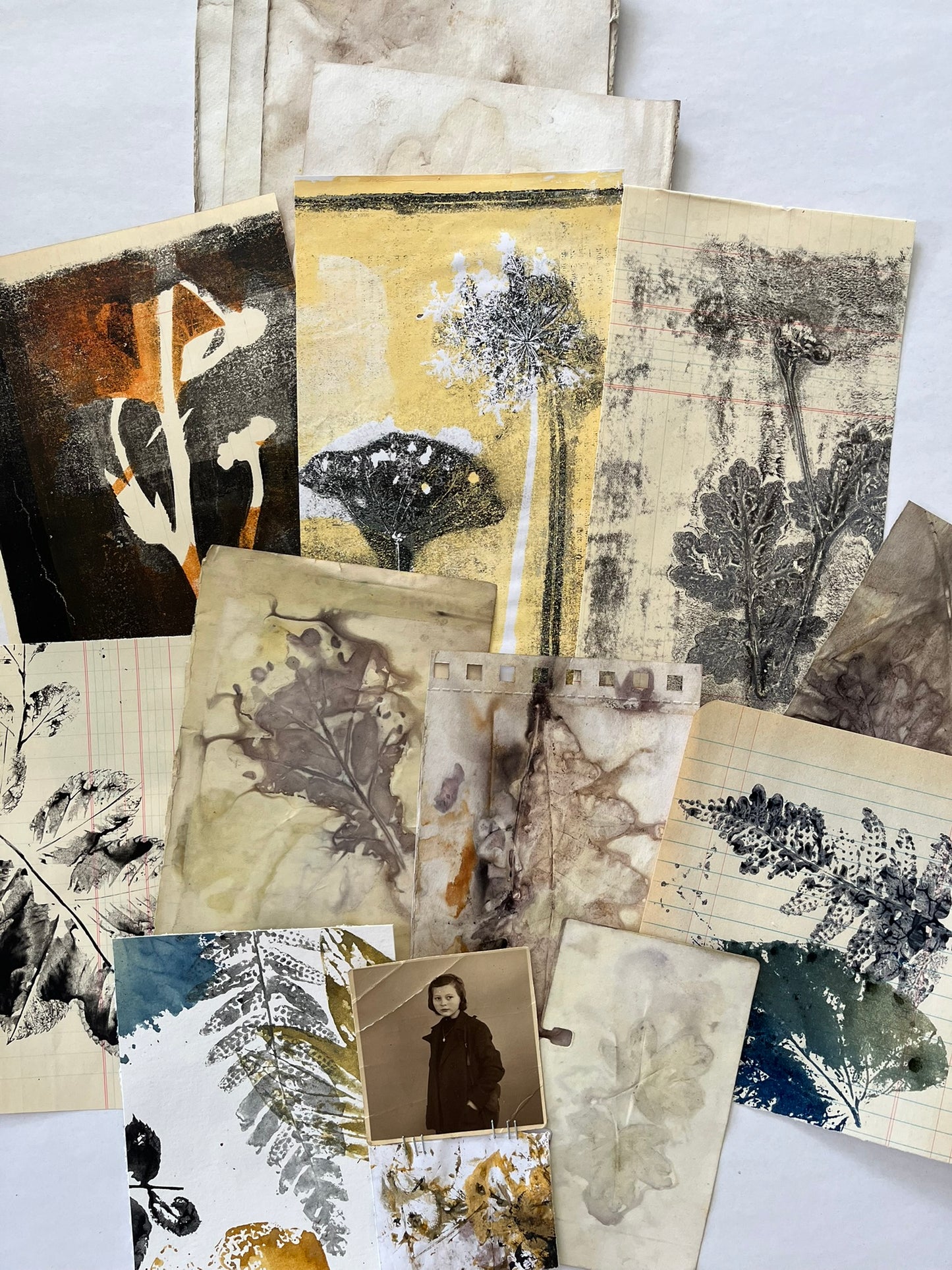 The ecodyed flower paper bundle