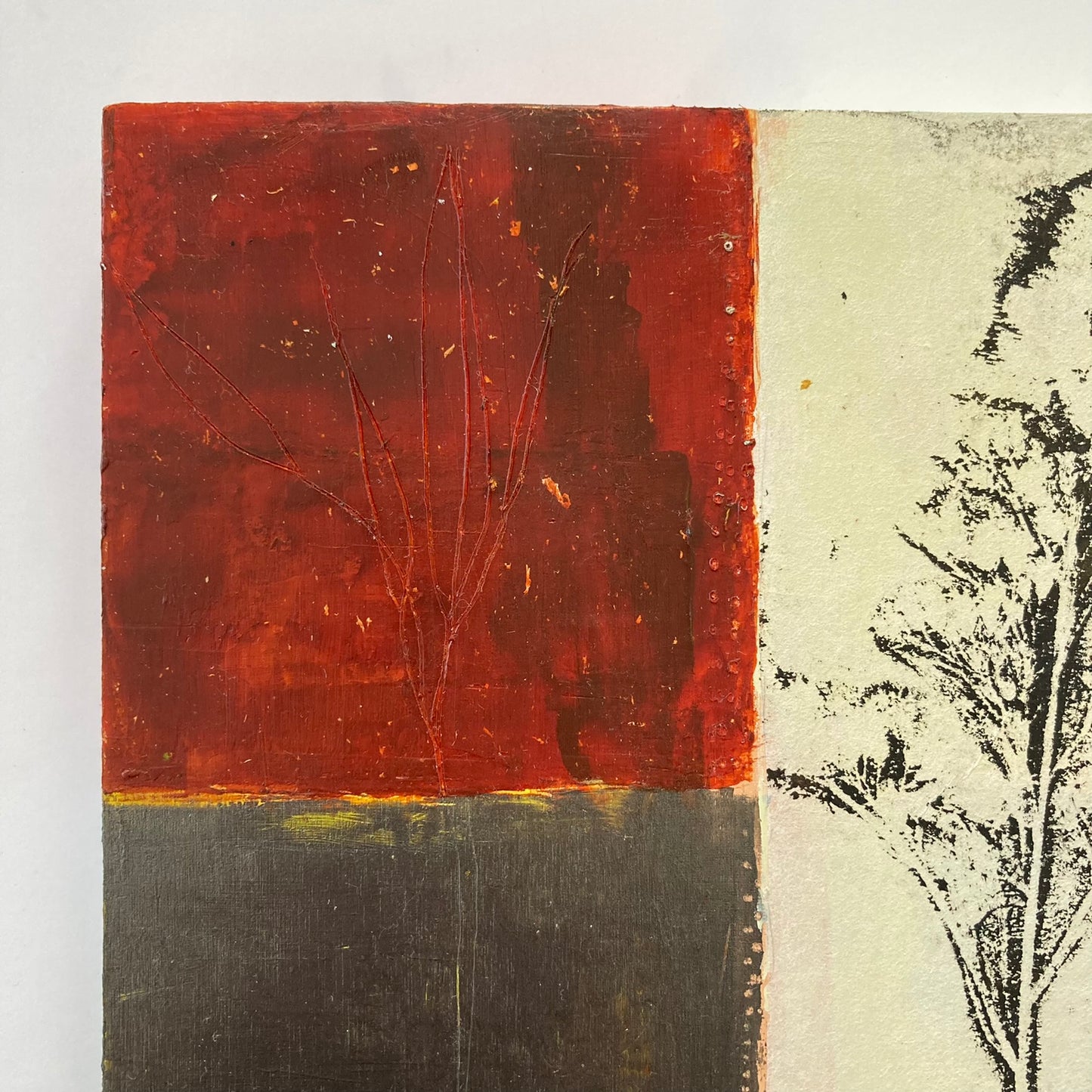 Wildflower - red and grey