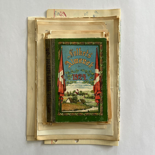Folkets Almanak - Art journal kit