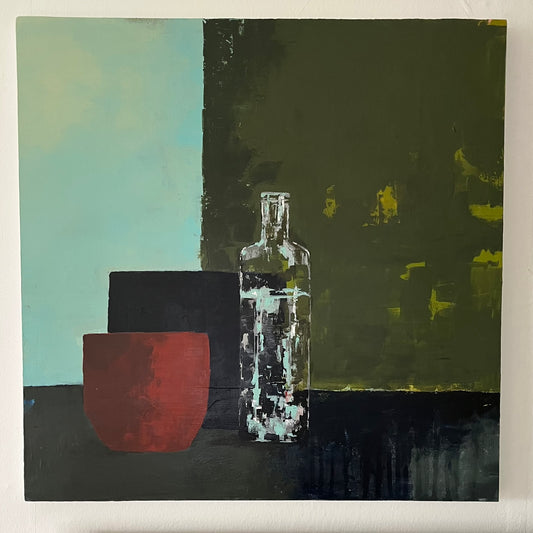 Stillife with bottle