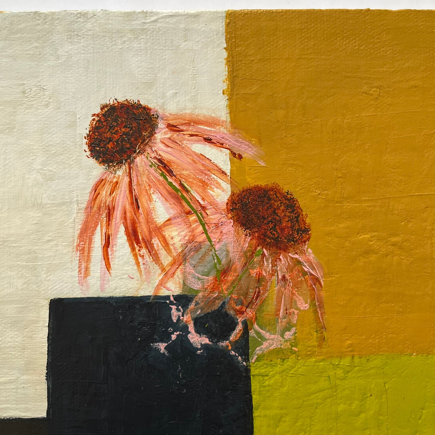 still life with coneflower