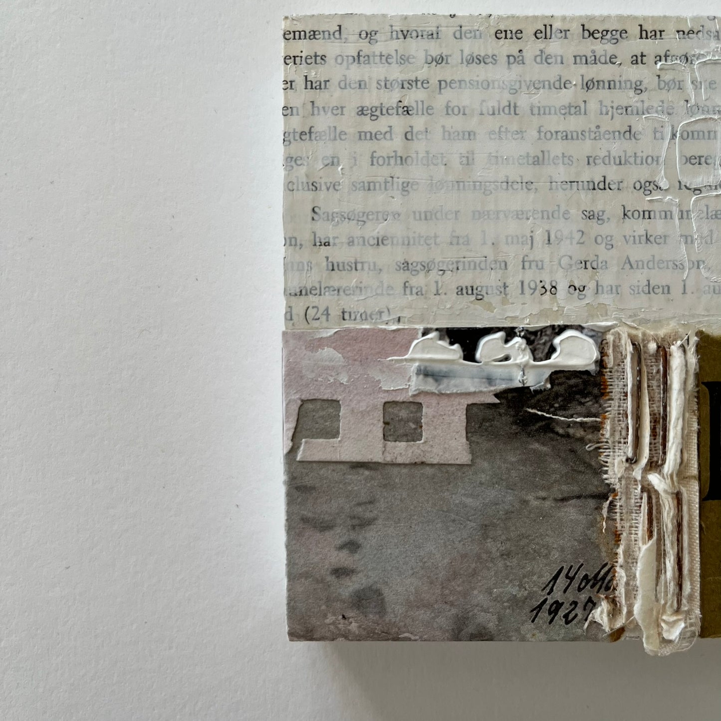 Collage in neutrals - no. 12