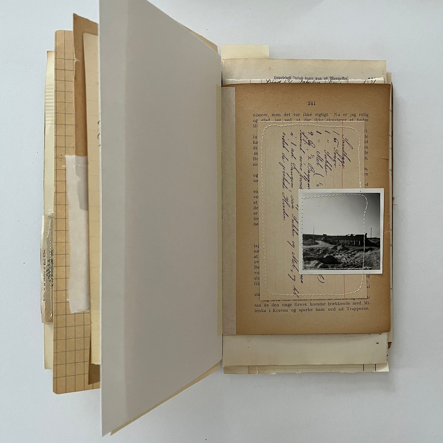 Lady in white blouse