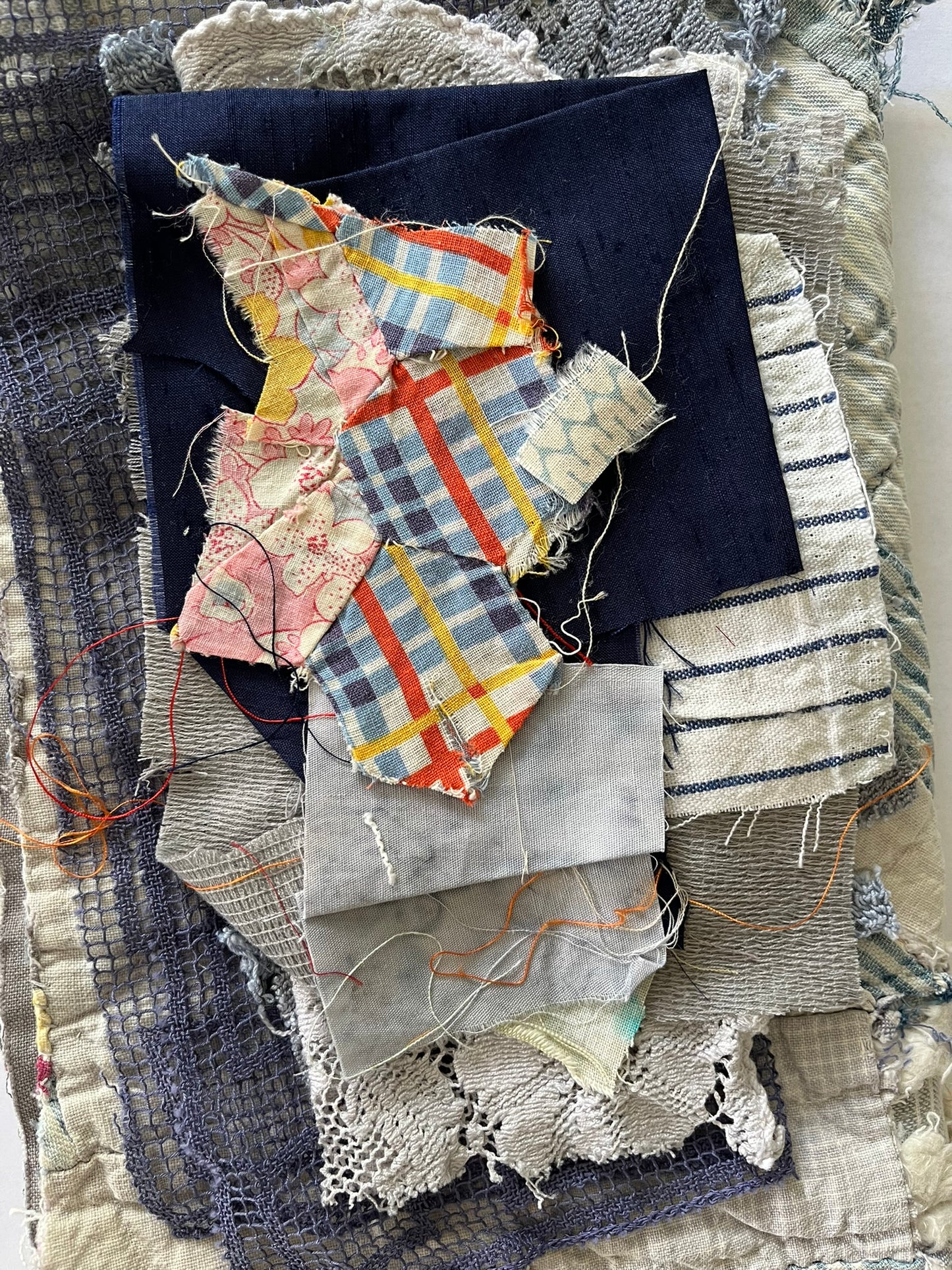 Fabric Bundle - Blue/Grey