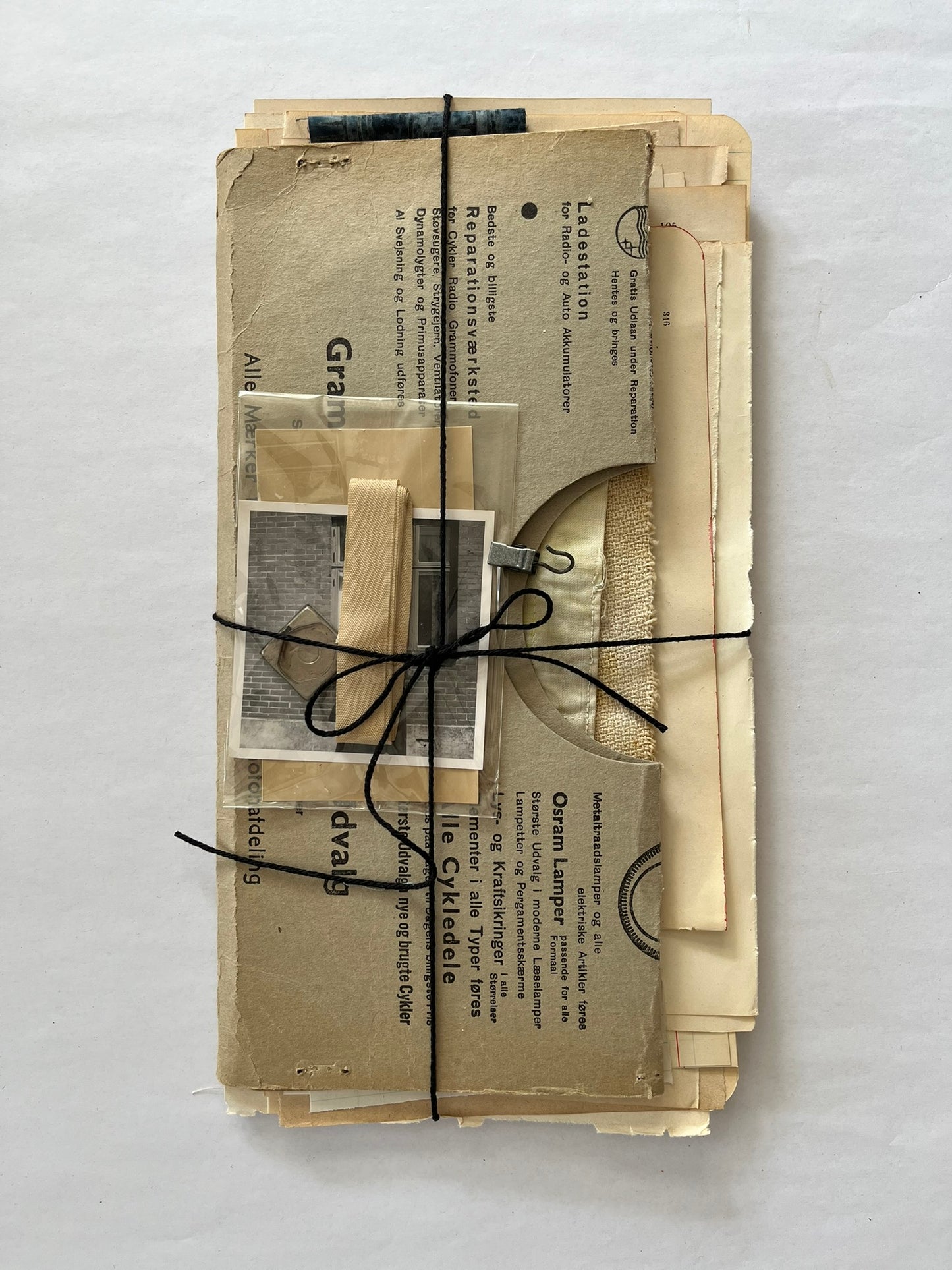 Art journal kit for a Record Cover Journal