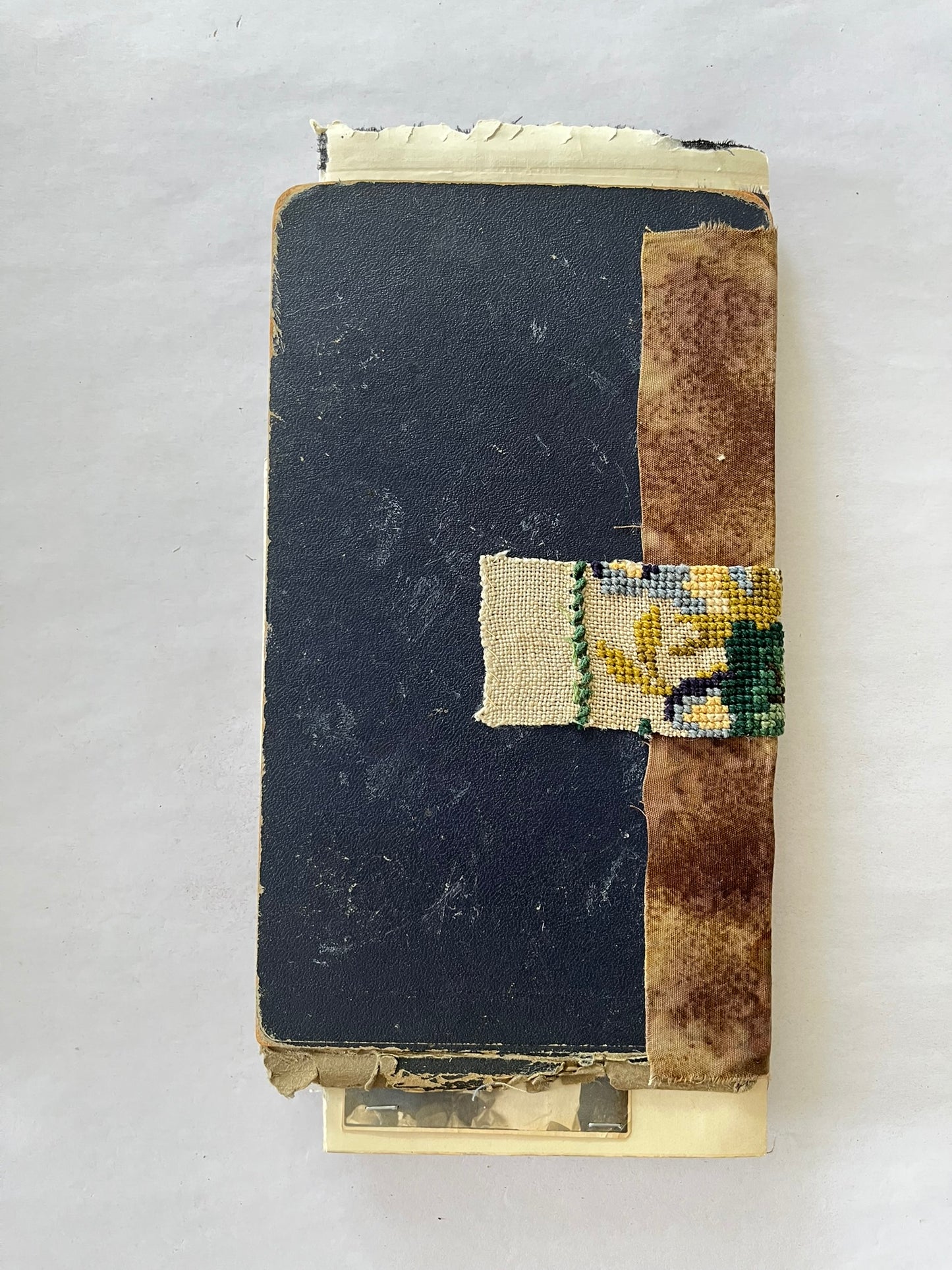Journal in a leather pouch