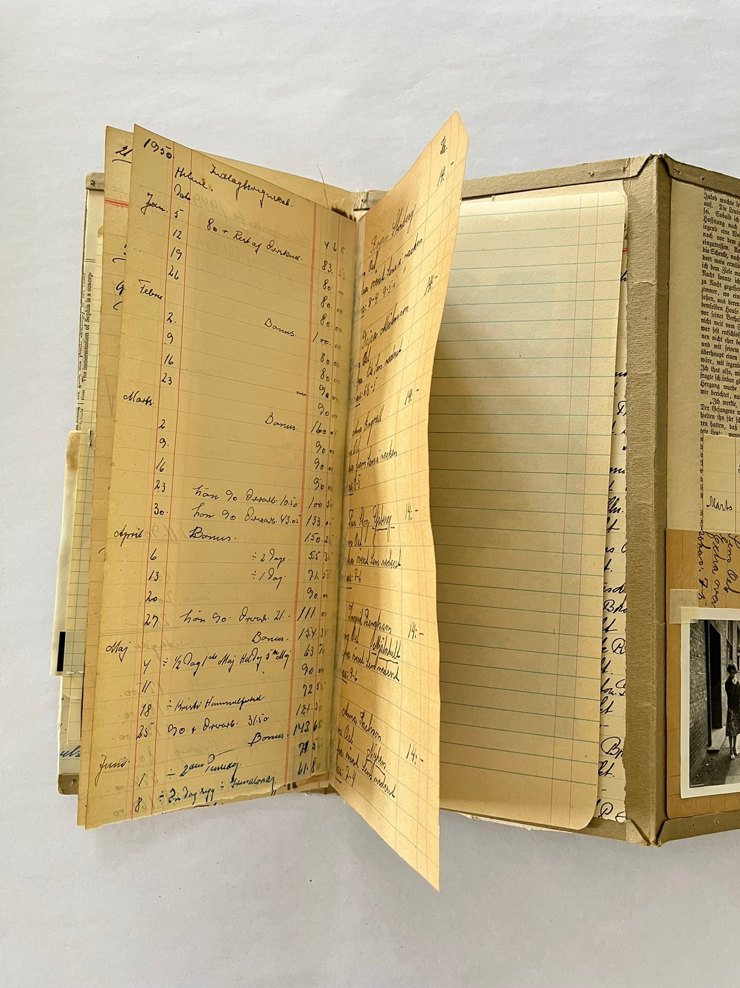 record cover journal