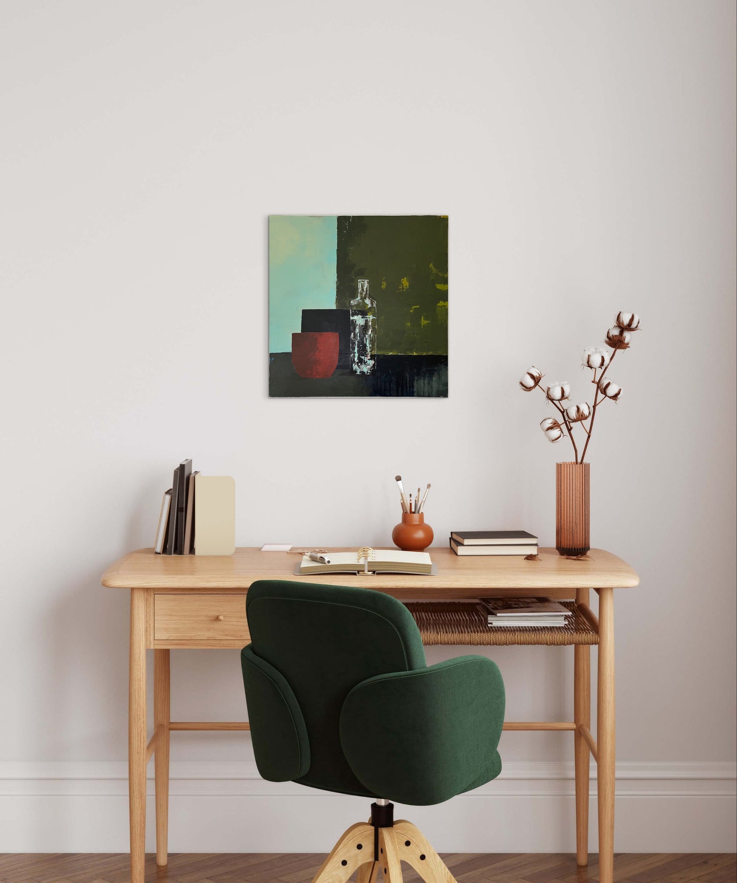 Stillife with bottle