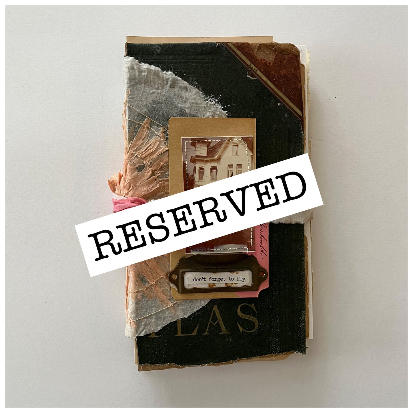 RESERVED FOR ABIGAIL - Atlas journal no. 3 - don´t forget to fly