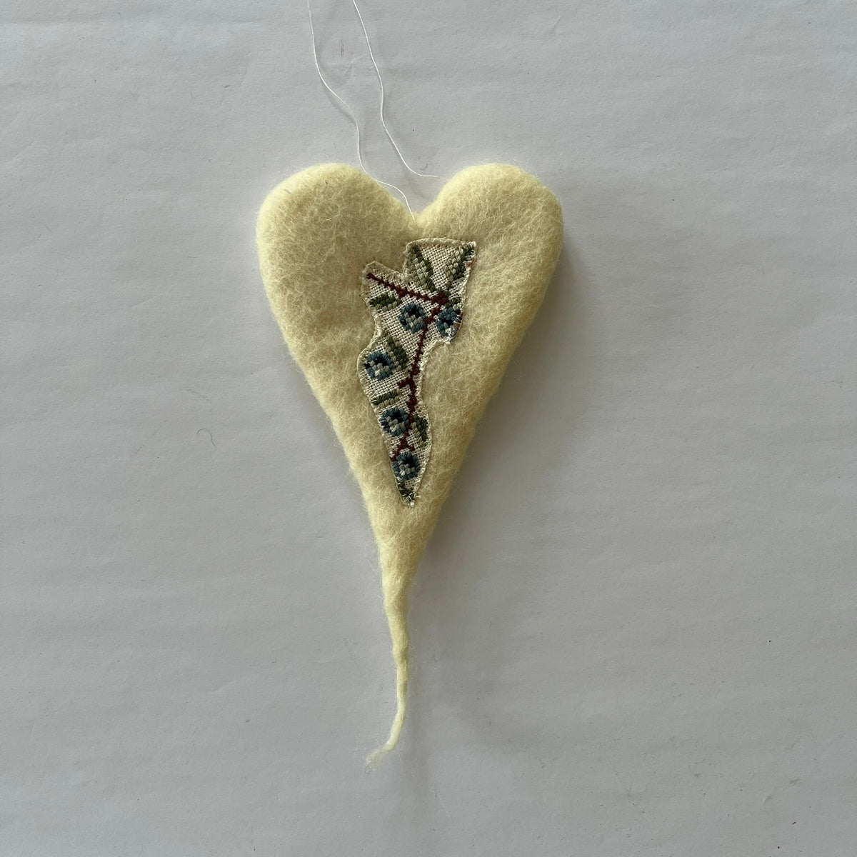 Felted heart - no. 1
