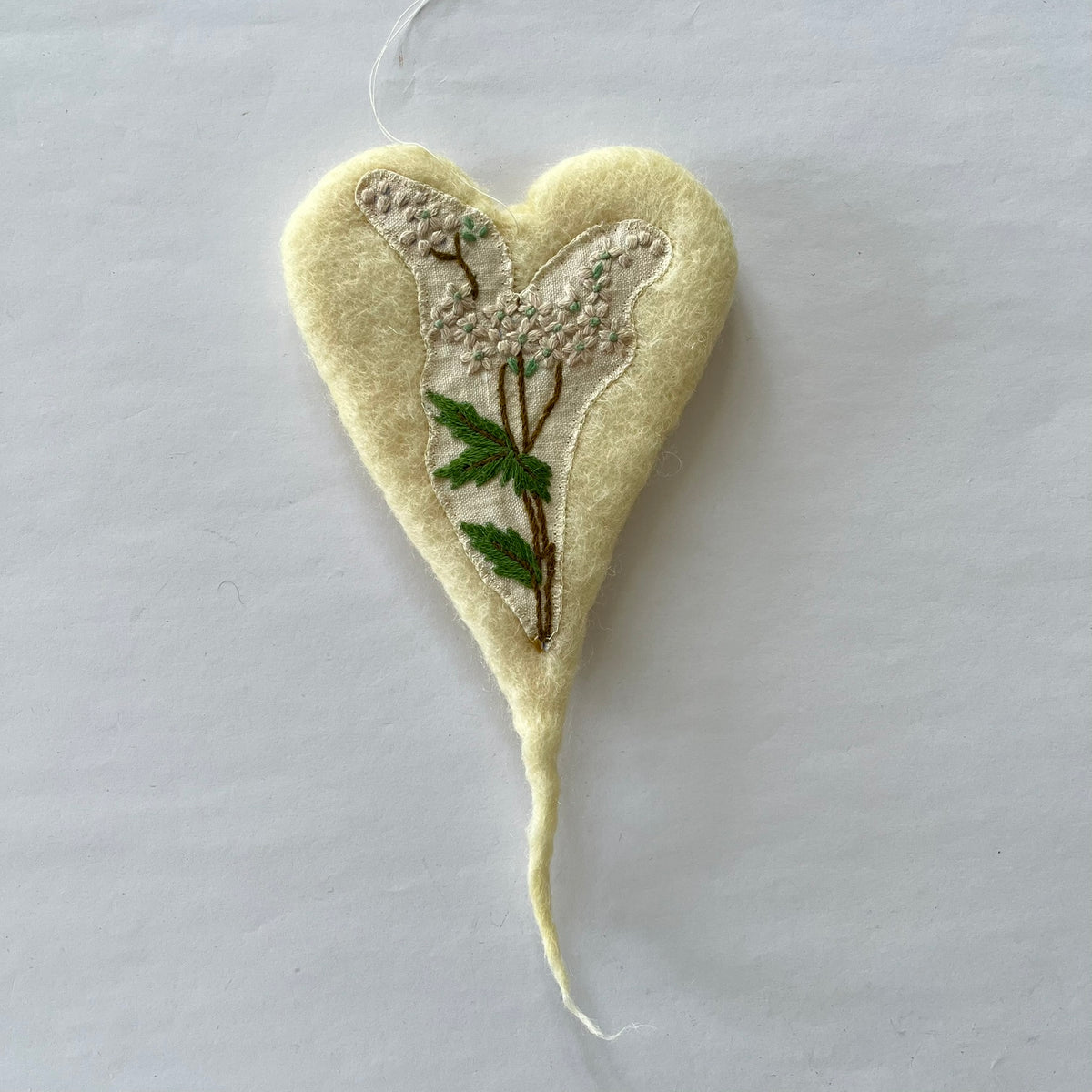 Felted heart - no. 3
