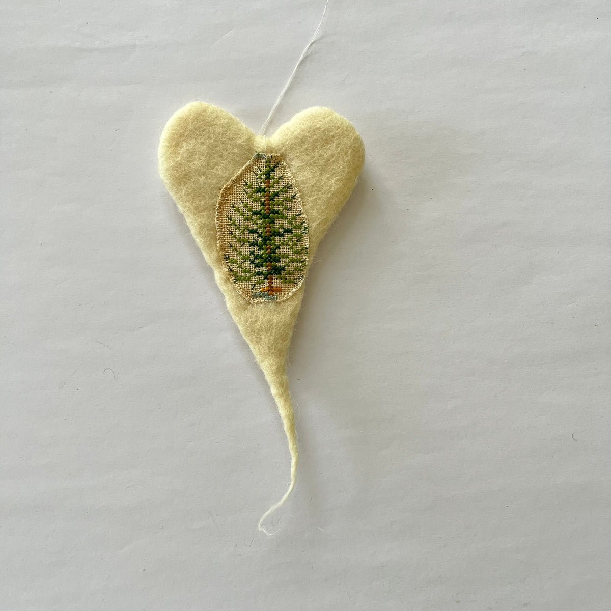 Felted heart - no. 6