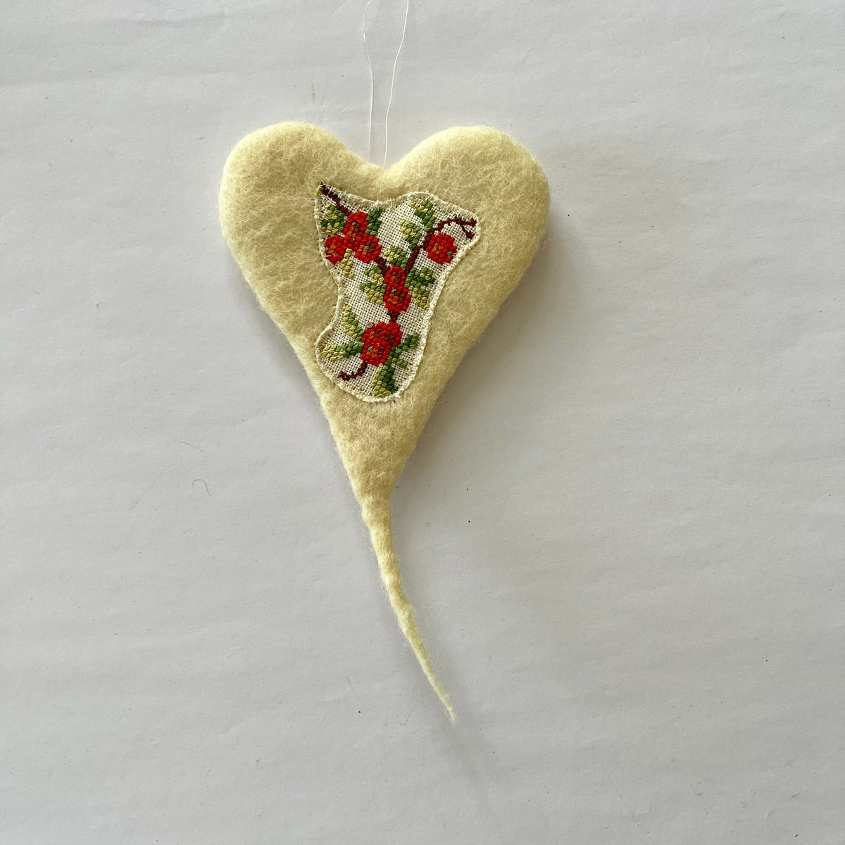 Felted heart - no. 8