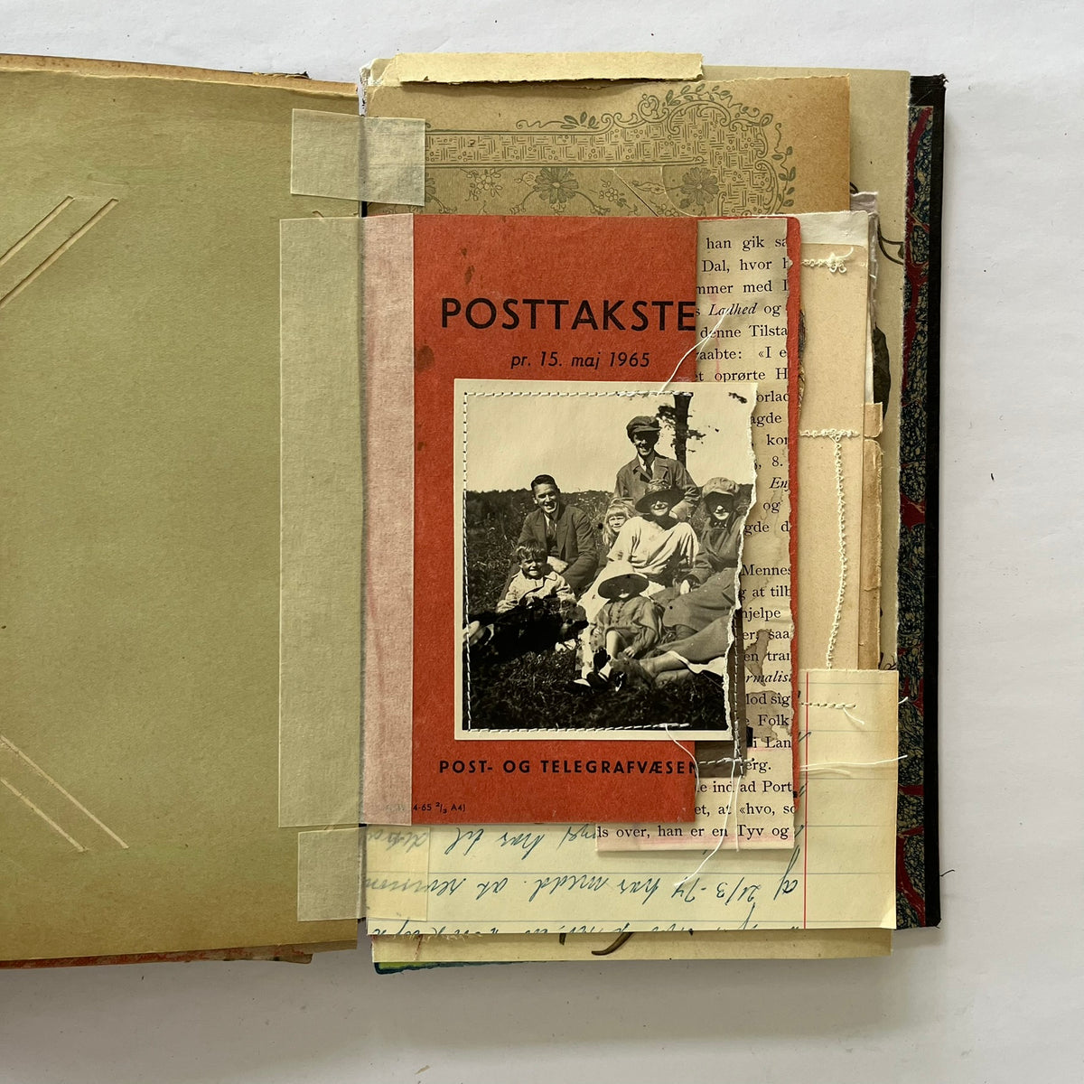 RESERVED for Abigail - Memento 1898 journal