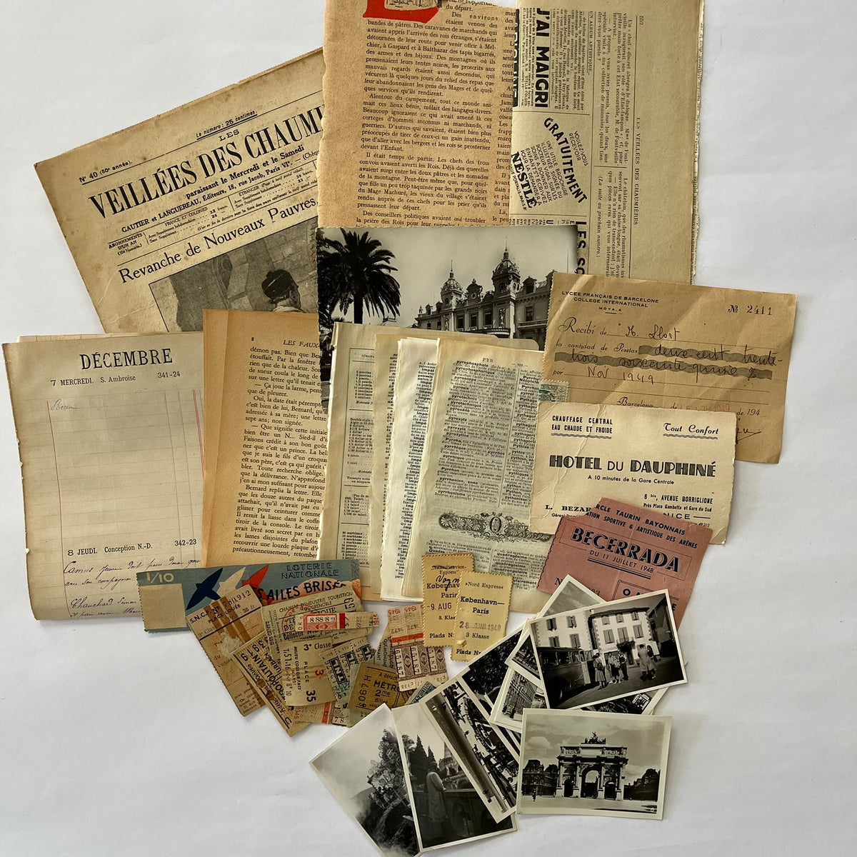 The french Ephemera bundle