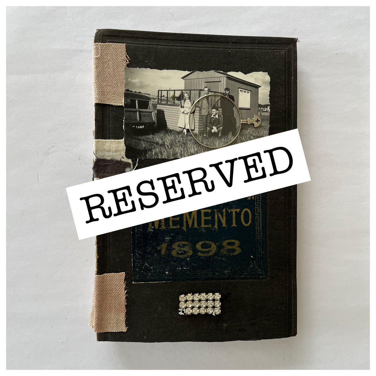 RESERVED for Abigail - Memento 1898 journal