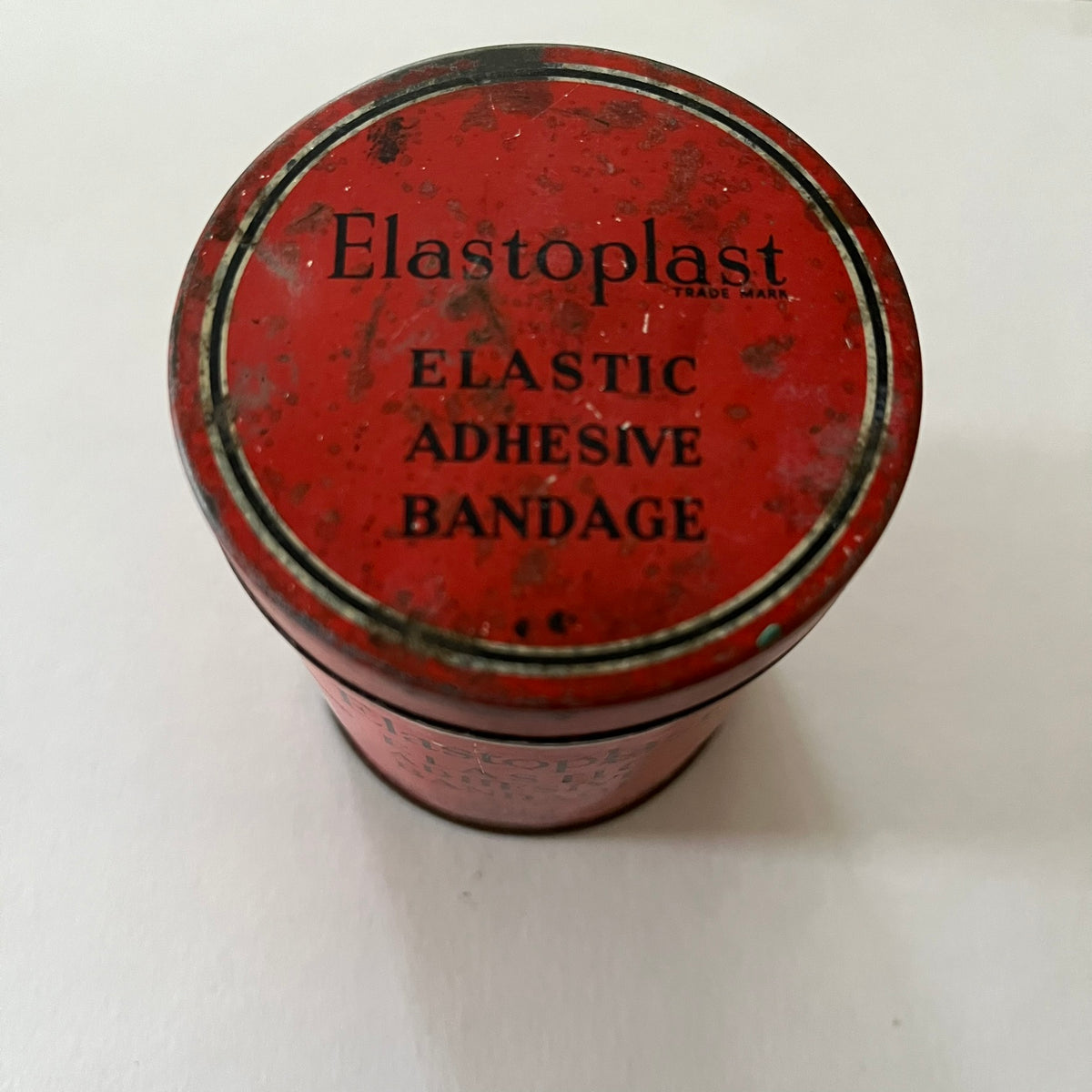 Box of Curiosity - Large red Elastoplast tin