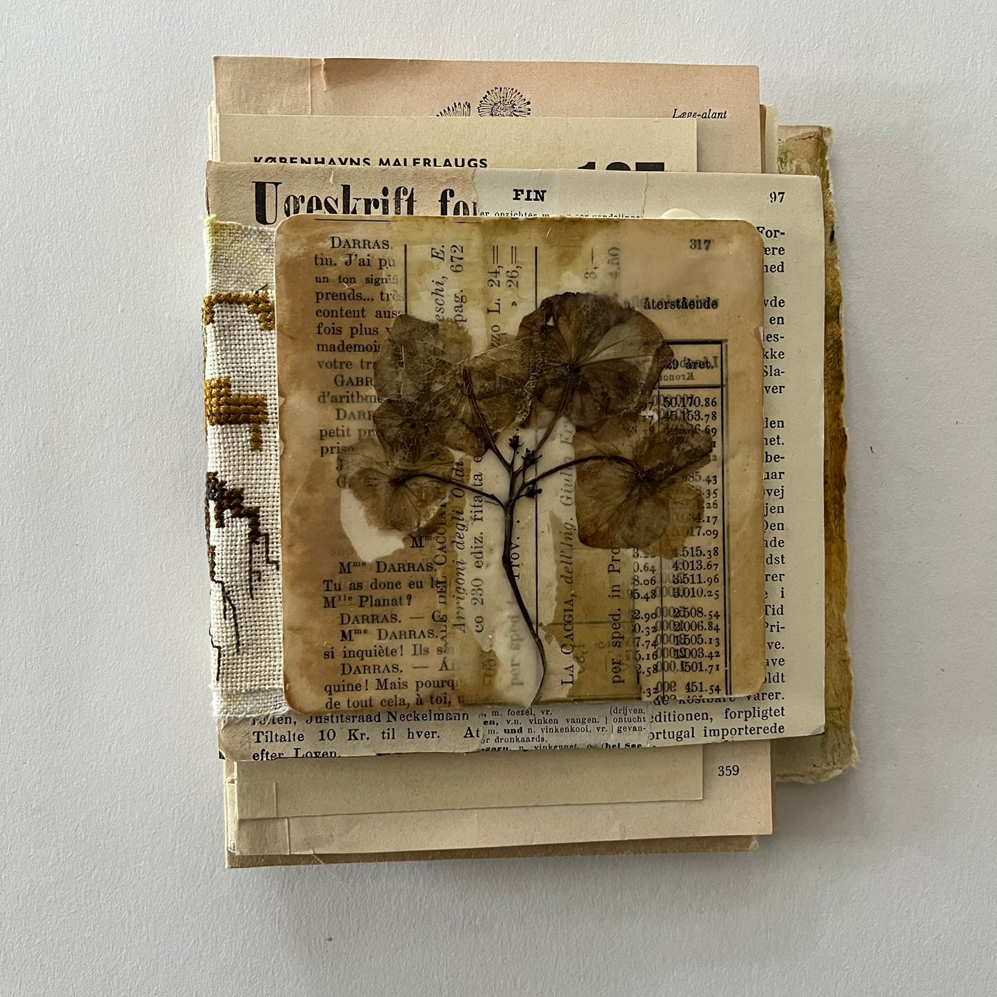 Natures Journal with Hydrangea - no. 9