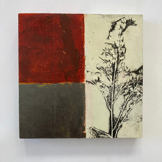 Wildflower - red and grey